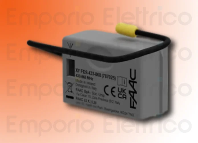 faac Funkempfänger fds 433 - 868 mhz xf lc fds 787860 (ex 787025)
