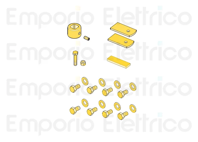 fadini Ersatzteil der kompletten Packung für Kleinteile für aproli 380 lb 380121 (ex 38099 ex 392l)