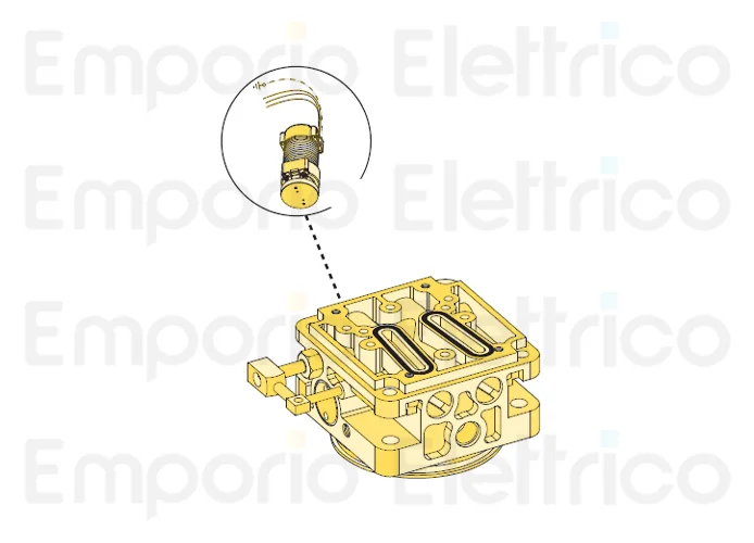 fadini Ersatzteil des kompletten Verteilerventils des Öldrucks Pumpe p3 380127 