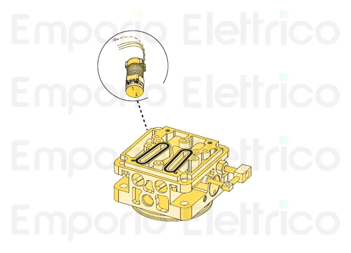 fadini Ersatzteil des kompletten Verteilerventils des Öldrucks Pumpe p3 380128