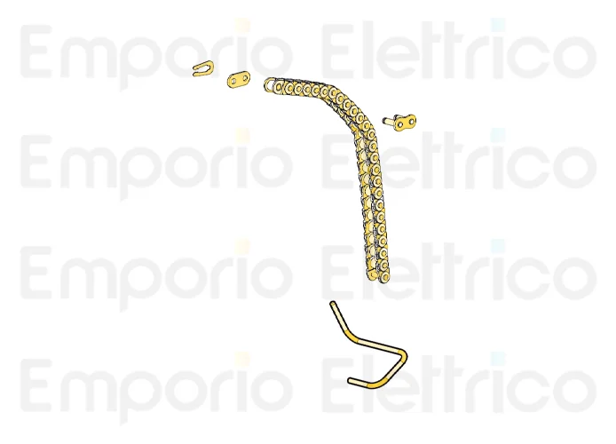 fadini Ersatzteil ½"-Kette mit Verbindungsglied für barri 88 88860