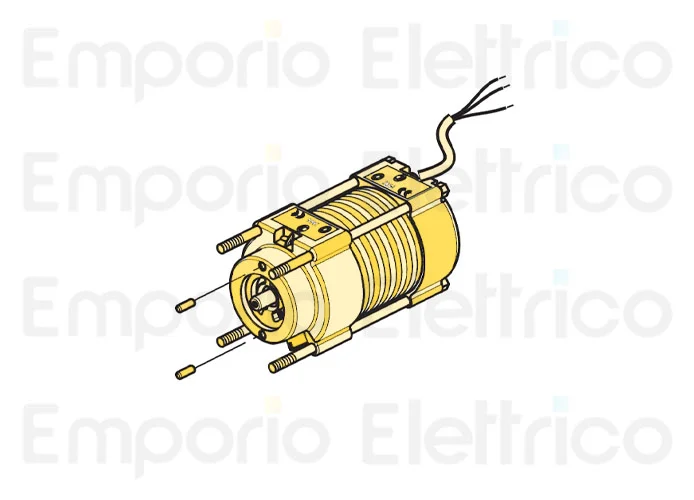 fadini Ersatzteil des elektrischen Motors komplett mit Schutzschildern für nupi 66 66116