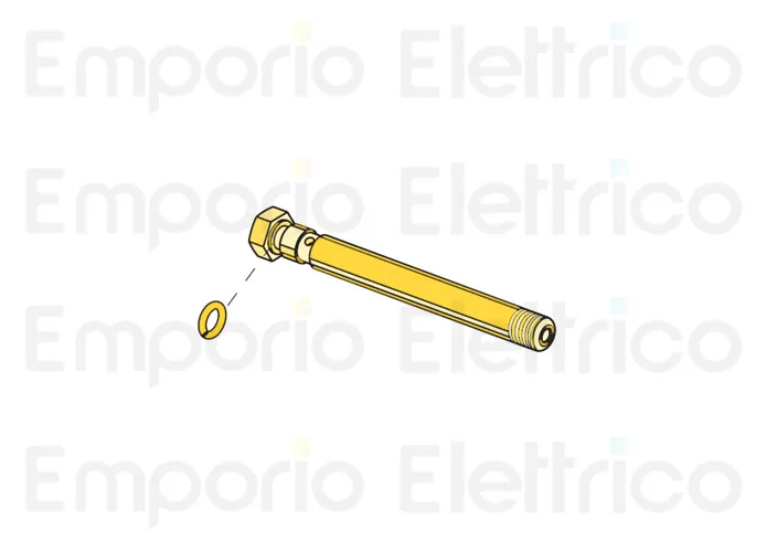 fadini Ersatzteil des langen Anschlusses e17x138 mm g¼” für combi 740 - dx 740134