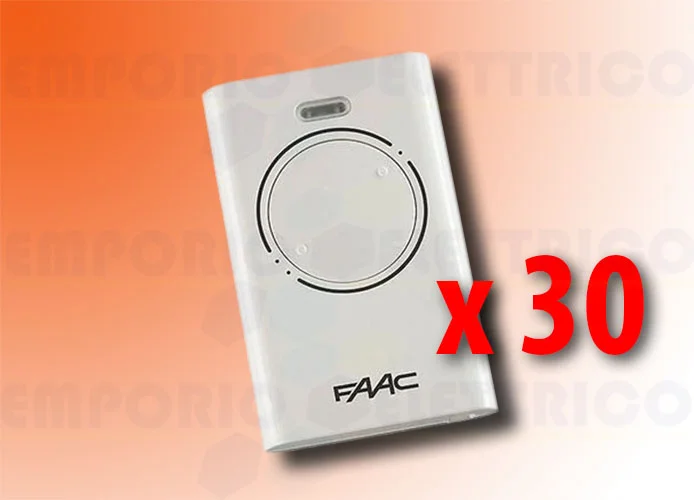 faac 30 x 2-Kanal-Handsender xt2 433 slh lr 787007 (new code 787032)