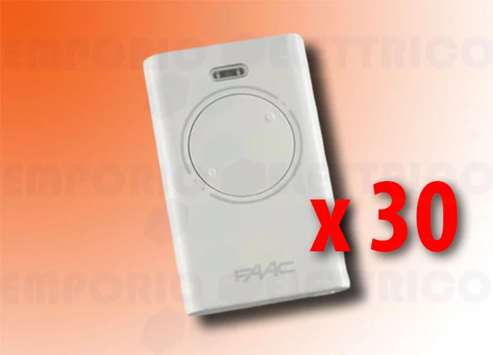 faac 30 x 2-Kanal-Handsender xt2 868 slh lr 787009 (new code 787030)
