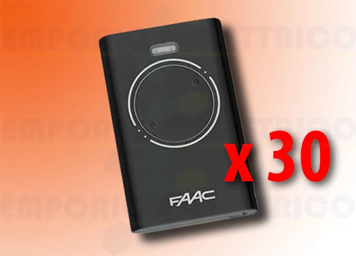 faac 30 x 2-Kanal-Handsender xt2 433 slh lr 7870071 (new code 787032)