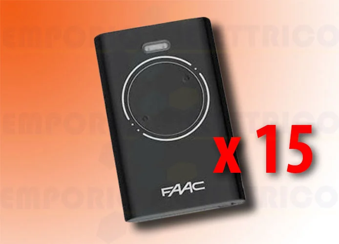 faac 15 x 2-Kanal-Handsender xt2 868 slh lr 7870091 (new code 787030)