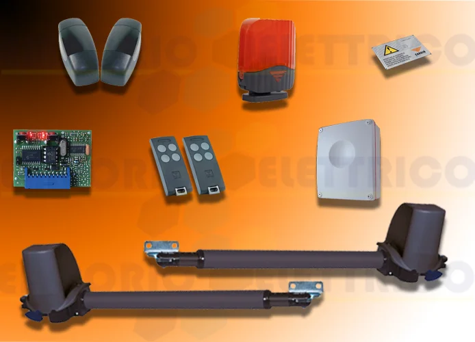 cardin Kit für Drehtore mit Torflügeln bis zu 2m (150kg) 24v kt-bltag