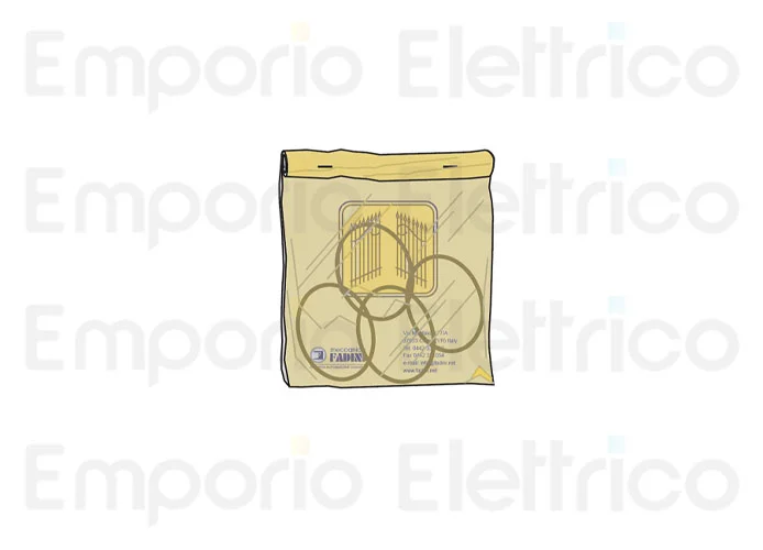 fadini Ersatzteil der Packung mit Dichtungssatz für combi 740 740157