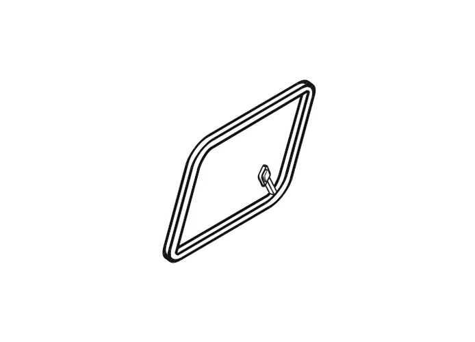 fadini Ersatzteil der quadratischen Wanddichtung für polo 44 44036