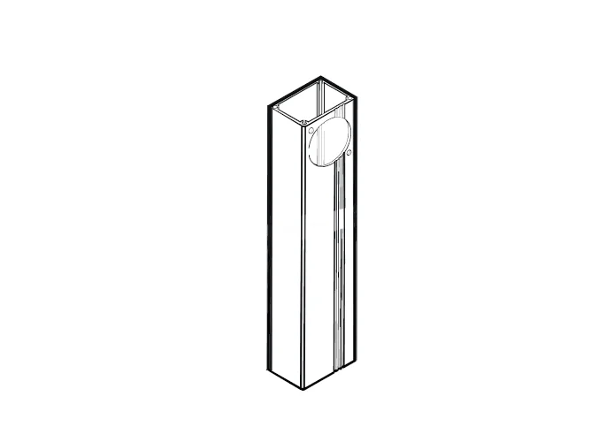 fadini Ersatzteil des Rohrs aus Aluminium für 0,54 Mt Säule für prit 19 44202
