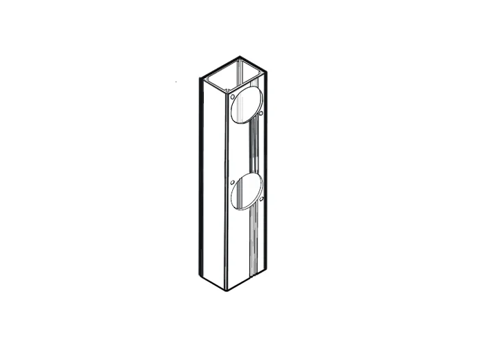 fadini Ersatzteil des Rohrs aus Aluminium für 1,20 Mt Säule für prit 19 44207
