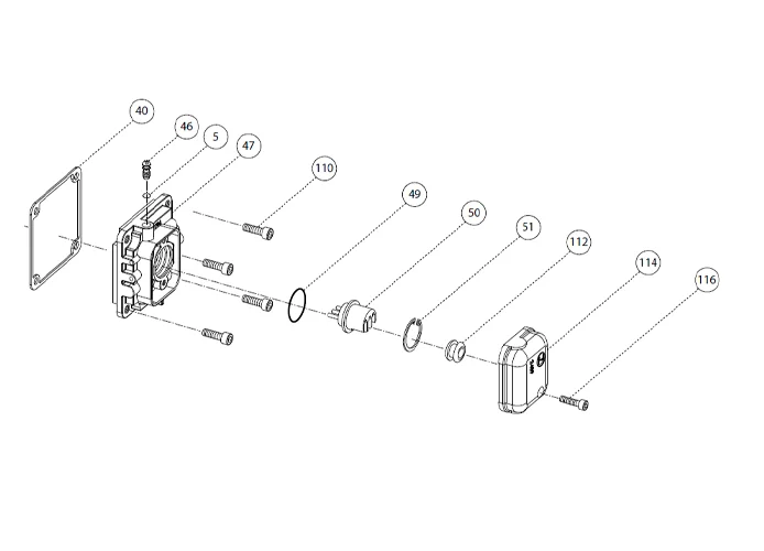 fadini Ersatzteil des kompletten Tankbodens für aproli 280 batt 280157