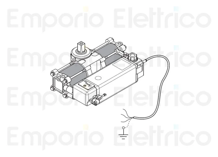 fadini Ersatzteil Steuereinheit/Antrieb combi 740-110° ohne selbstbremsende Entriegelung 740118