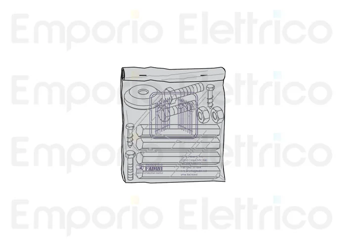 fadini Ersatzteil der Tasche aus Nylon mit Kleinteile für combi 787 78733