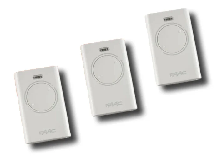 faac 3 x 2-Kanal-Handsender xt2 868 slh lr 787009 (new code 787030)