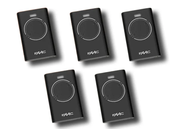 faac 5 x 2-Kanal-Handsender xt2 868 slh lr 7870091 (new code 787030)