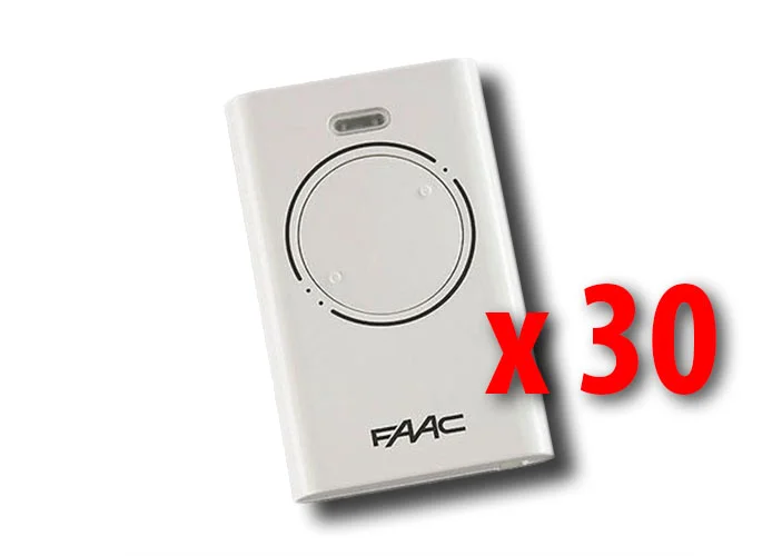 faac 30 x 2-Kanal-Handsender xt2 433 slh lr 787007 (new code 787032)