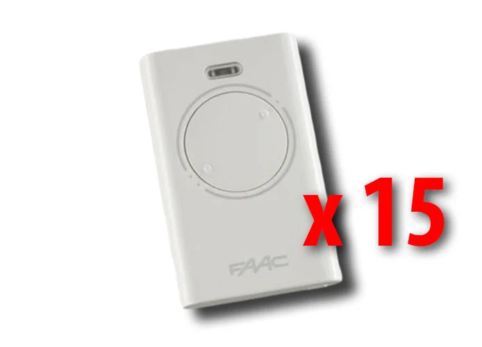 faac 15 x 2-Kanal-Handsender xt2 868 slh lr 787009 (new code 787030)