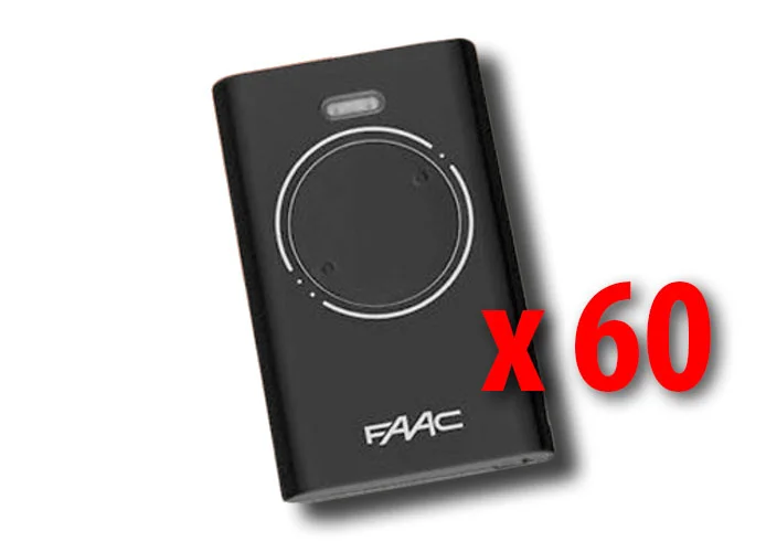 faac 60 x 2-Kanal-Handsender xt2 868 slh lr 7870091 (new code 787030)