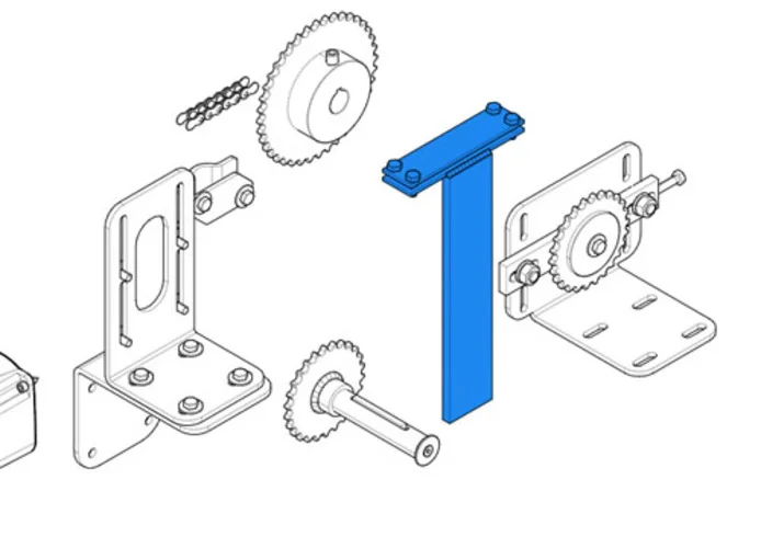 came Ersatzteil des Steigbügels für Anschluss der Kette c-bx 119ricx014