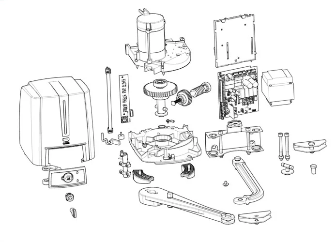 came Seite Ersatzteile des Motors 001fa4024cb fa4024cb