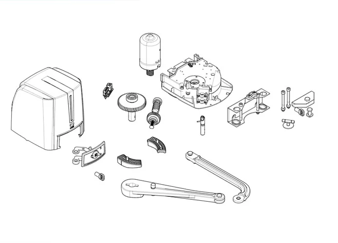 came Seite Ersatzteile des Motors 001fa7024 fa7024