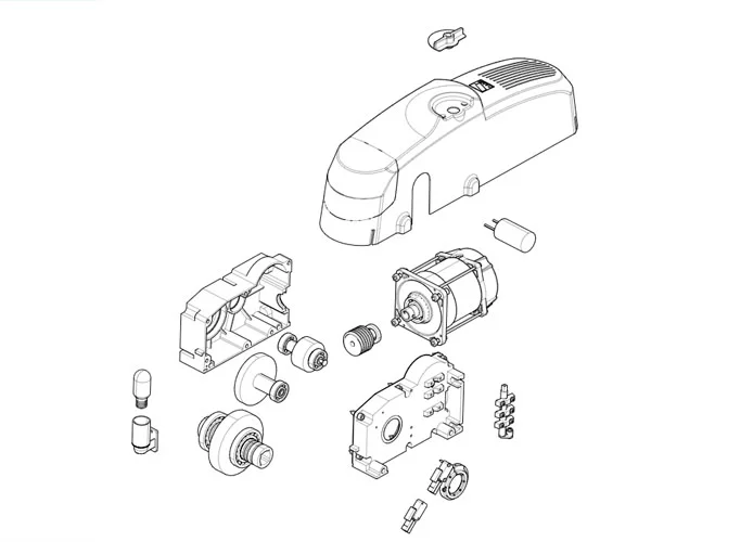 came Seite Ersatzteile des Motors e1000