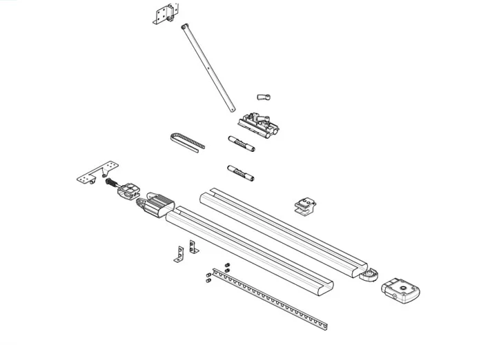 came Seite Ersatzteile für Riemenantrieb 001v0687 v0687