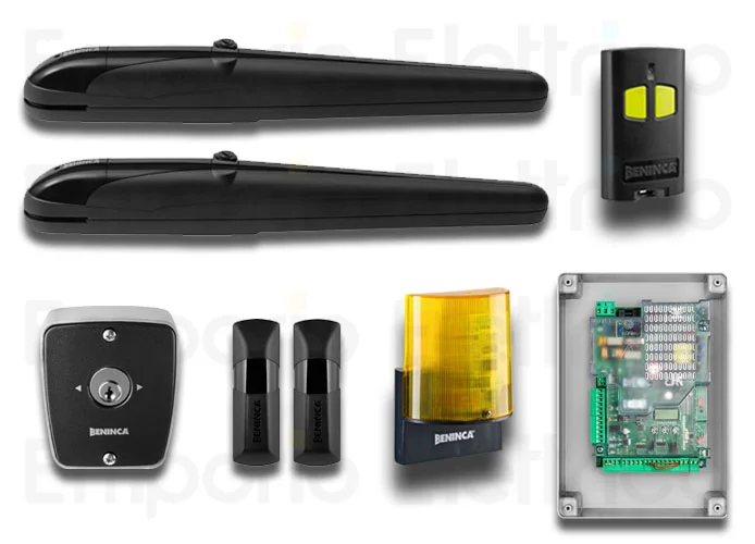 beninca Torantrieb Kit für Drehtore 24vdc kbob2124.dk+tokey 959003464