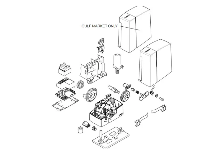 came Seite Ersatzteile des Motors bxv06alf bxv06agf 801ms-0190