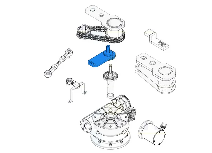 came Ersatzteil des Arms des Getriebemotors superfrog 119ria082