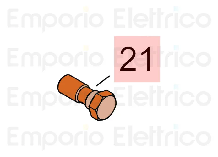 faac Ersatzteil der Kappe "Kappe 1/8"" ch.13 cen.750 h29,5 " 7110115