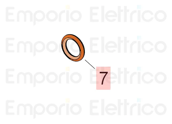 faac Ersatzteil der Dichtung or  6,75x1,78 ( 106) 7090030015