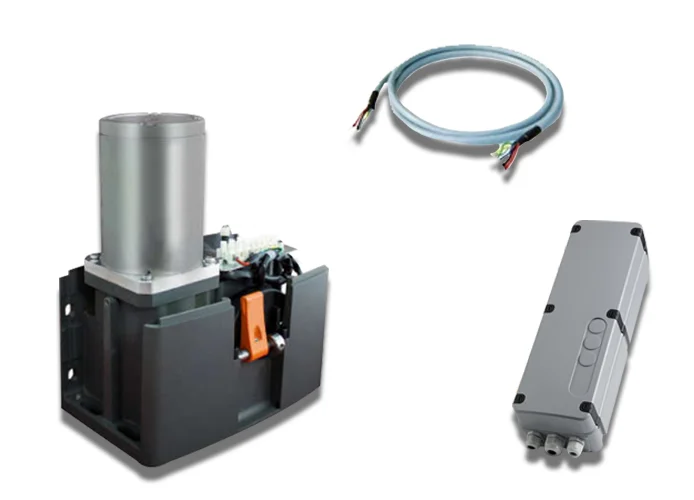 cardin integrierbarer Kit für Schiebetore bis zu 2000kg 24v kt-sli24draco2