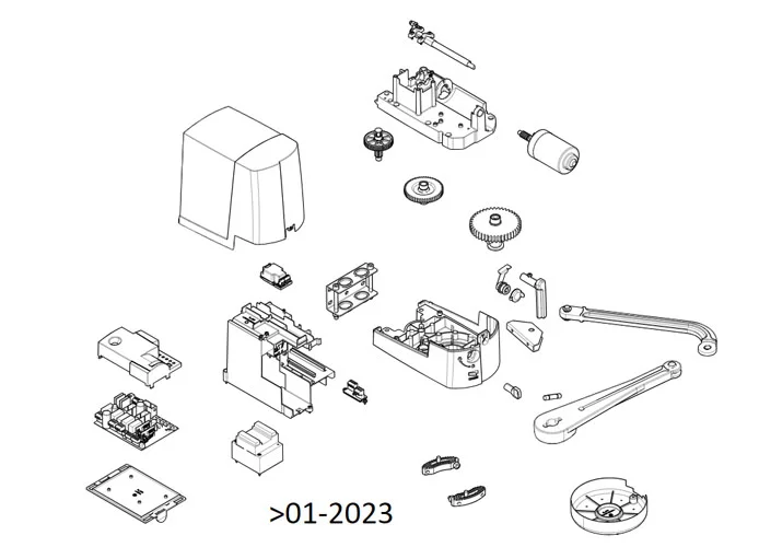 came Seite Ersatzteile des Motors ftx20dgc 2023 801mb-0130