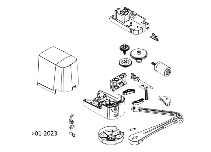 came Seite Ersatzteile des Motors ftx20dgs 2023 801mb-0140