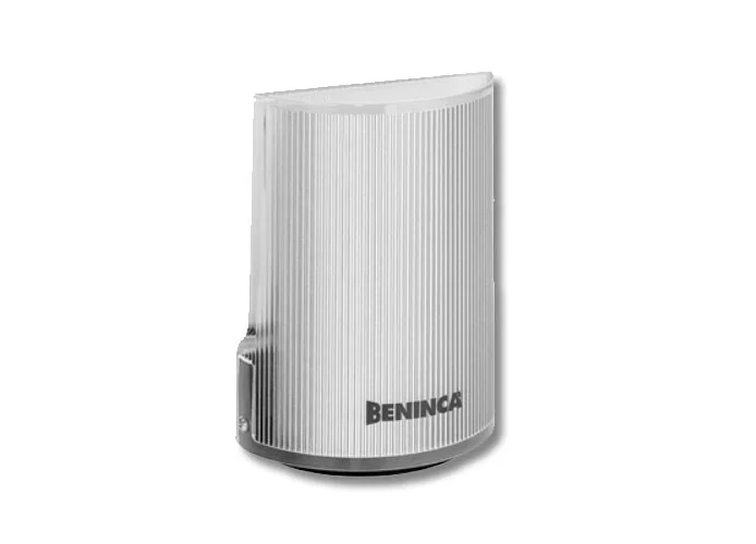 beninca weisse Blinkleuchte mit integrierter Antenne 953402665 star (ex lampy)