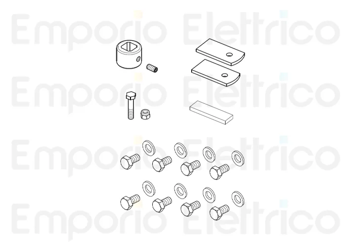 fadini Ersatzteil der kompletten Packung für Kleinteile für aproli 380 lb 380121 (ex 38099 ex 392l)