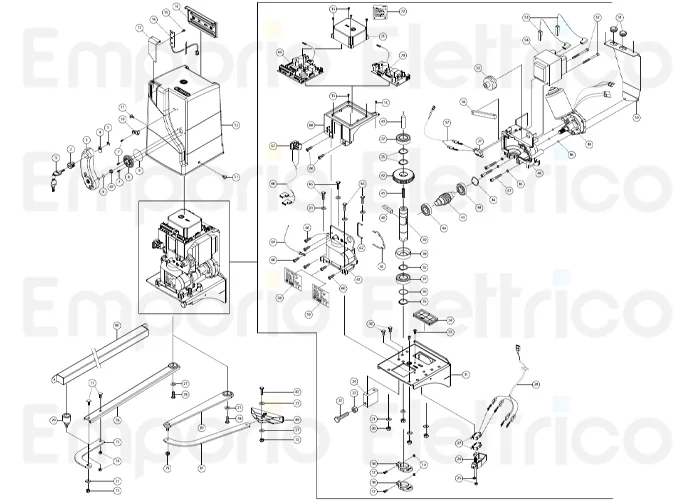 fadini Ersatzteil des Kugellagers 6203 2rs für bart 350 35044