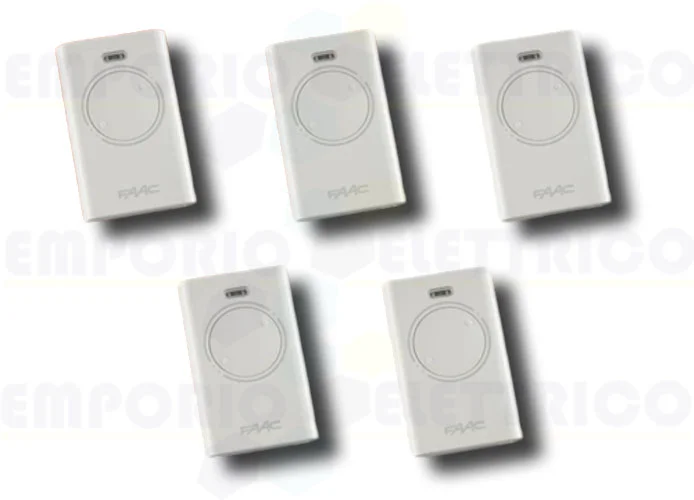 faac 5 x 2-Kanal-Handsender xt2 868 slh lr 787009 (new code 787030)