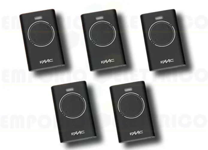faac 5 x 2-Kanal-Handsender xt2 868 slh lr 7870091 (new code 787030)