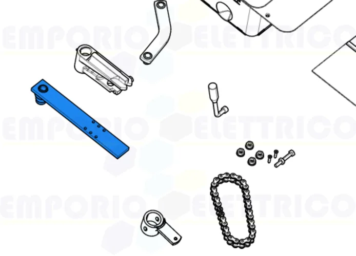 came Ersatzteil des Steigbügels für Anschluss des Tors für frog-Kasten 119ria043