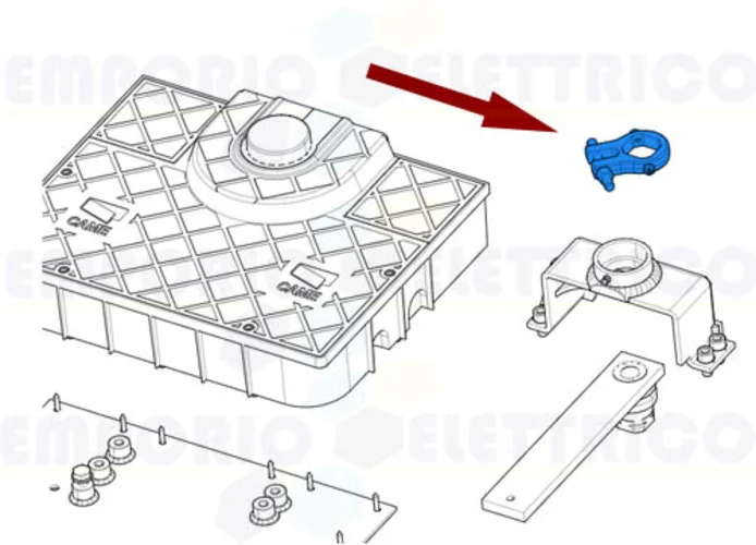 came Ersatzteil des Arms des Zahnrads frog-jc 119ria060