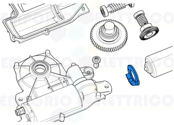 came Ersatzteil der elektronischen Platine des Encoders frog-j 119ria064