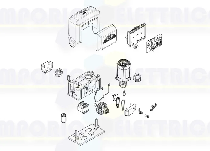 came Seite Ersatzteile des Motors 001bke2200 bke2200 