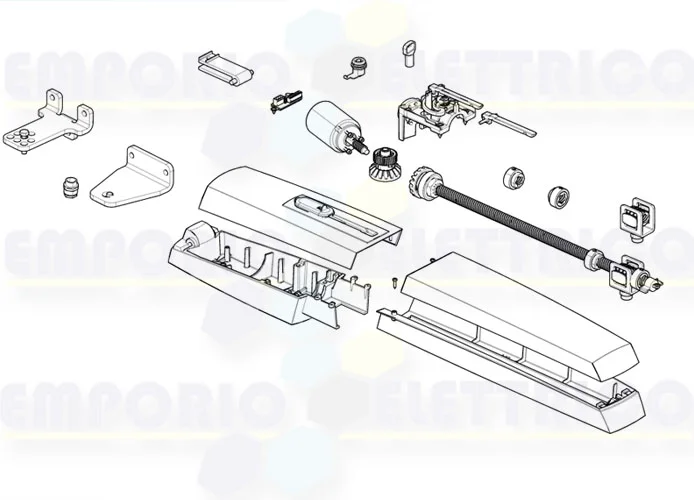 came Seite Ersatzteile des Motors axl20dgs 801mp-0020