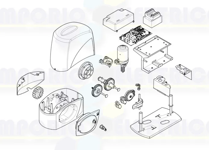 came Seite Ersatzteile des Motors 001bx-243v bx-243v