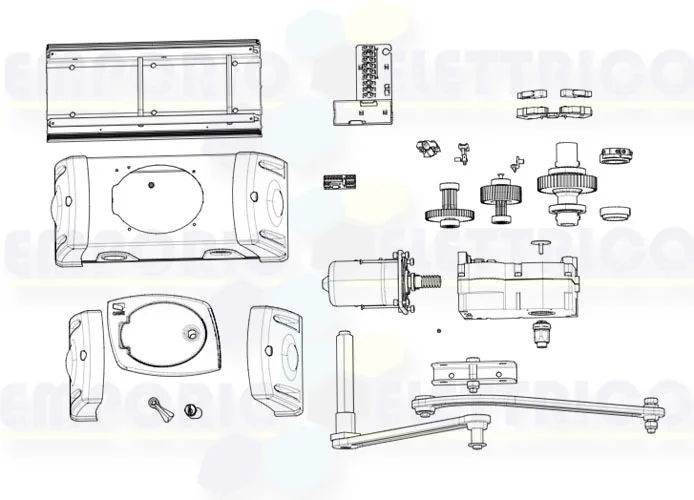 came Seite Ersatzteile des Motors 001fe4024 fe4024
