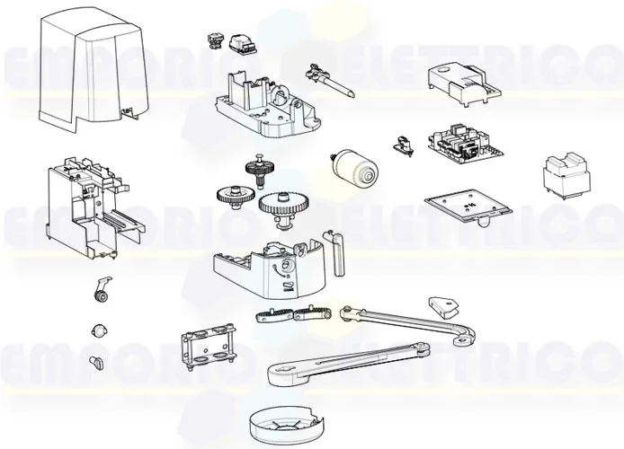 came Seite Ersatzteile des Motors ftl20dcg 801mb-0080